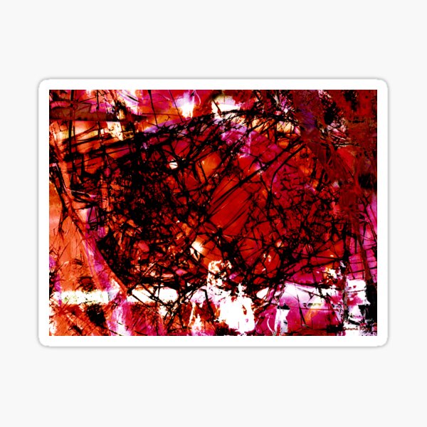 Item preview, Fragmentierung - Rot Monochrom designed and sold by dahlymama.