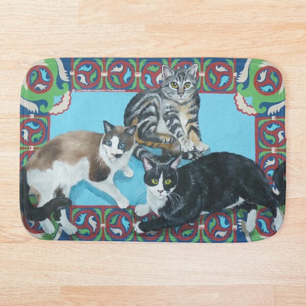 Item preview, Three Cats designed and sold by M. E.  Bilisnansky McMorrow.