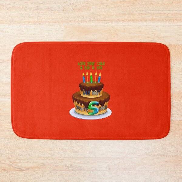 Item preview, Have Your Cake & Eat it Too! Why Not? 5 (on Red) designed and sold by PawsitiveMum.