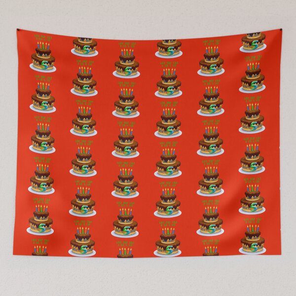 Item preview, Have Your Cake & Eat it Too! Why Not? 5 (on Red) designed and sold by PawsitiveMum.