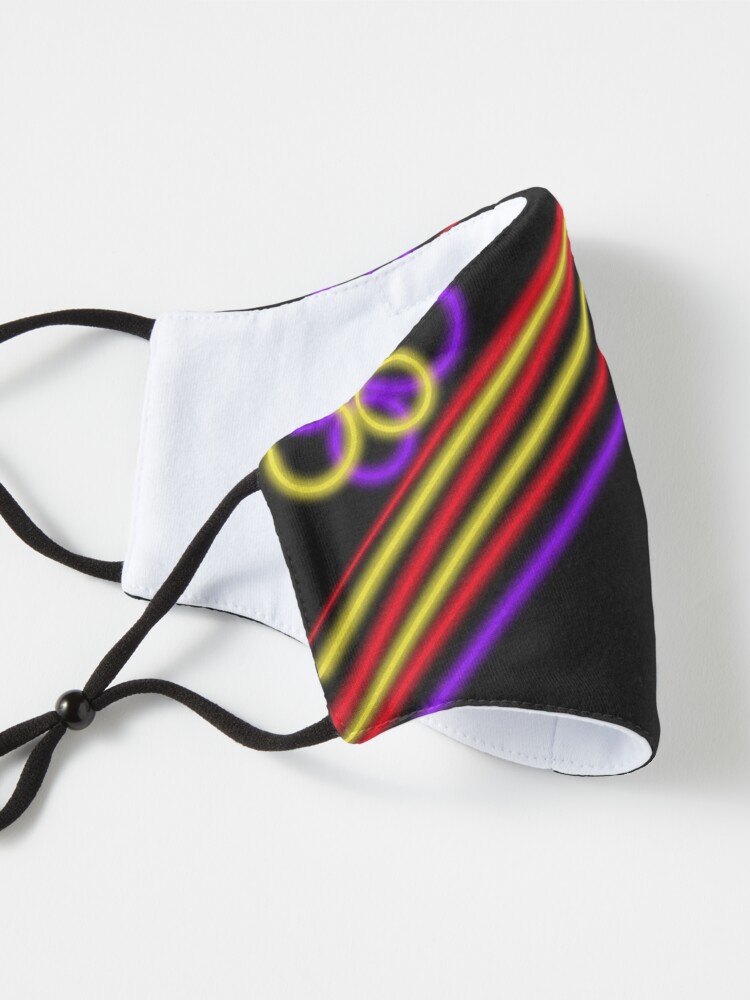 Alternate view of Neon Gamer Road Mask