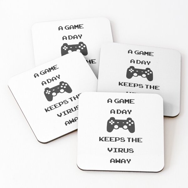 Item preview, Gamer nutrition fact: A game a day keeps the COVID away funny retro gamer slogan designed and sold by Deegital18.