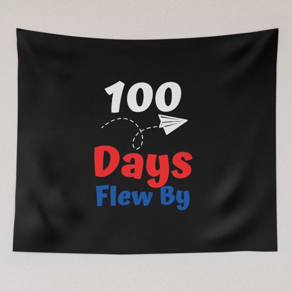 Item preview, 100 Days Flew By Funny 100th Day Of School Gift designed and sold by saadtraibiz.