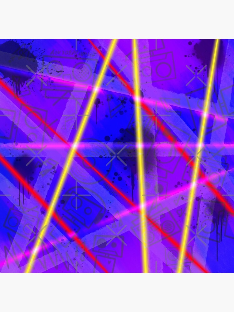 Thumbnail 3 of 3, Poster, Neon Bots designed and sold by that5280lady.