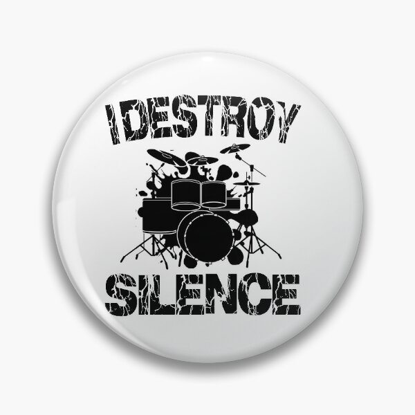 Item preview, I Destroy Silence Drummer Shirt / Music Lover Gifts / Musician Shirts / Drummers Gift / Playing Drums / Musicians Teachers / Tank Top Hoodie designed and sold by Noui Barka.