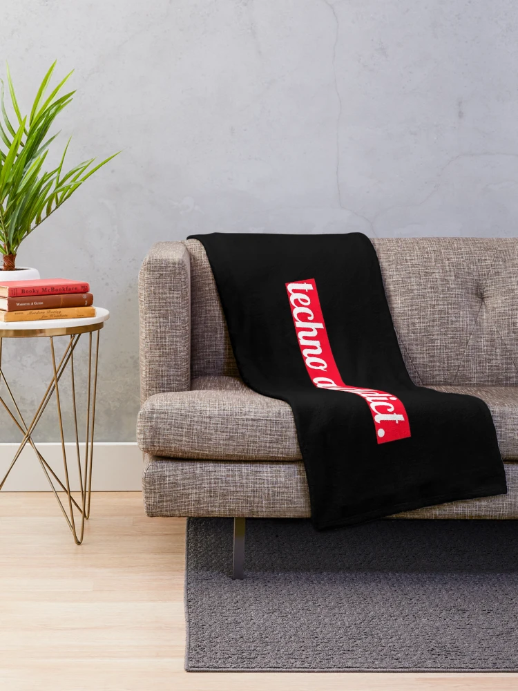 Thumbnail 2 of 6, Throw Blanket, Techno Addict. designed and sold by Express YRSLF.