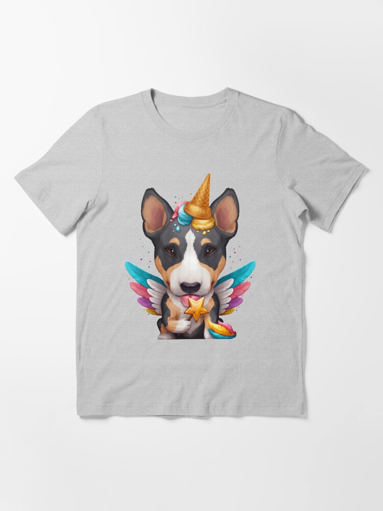 Tricolor English Bull Terrier Ice Cream Unicorn