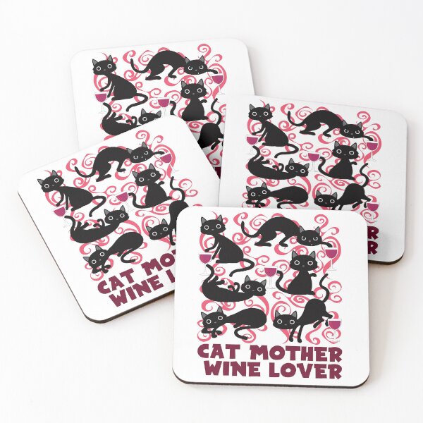 Item preview, cat mother wine lover designed and sold by Jaime Brash.