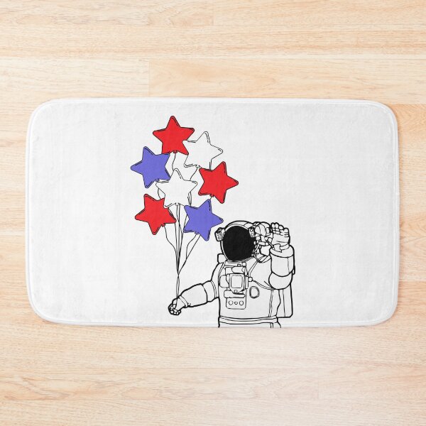 Item preview, Astronaut With Balloons (Red, White, Blue) designed and sold by Hedda Young.