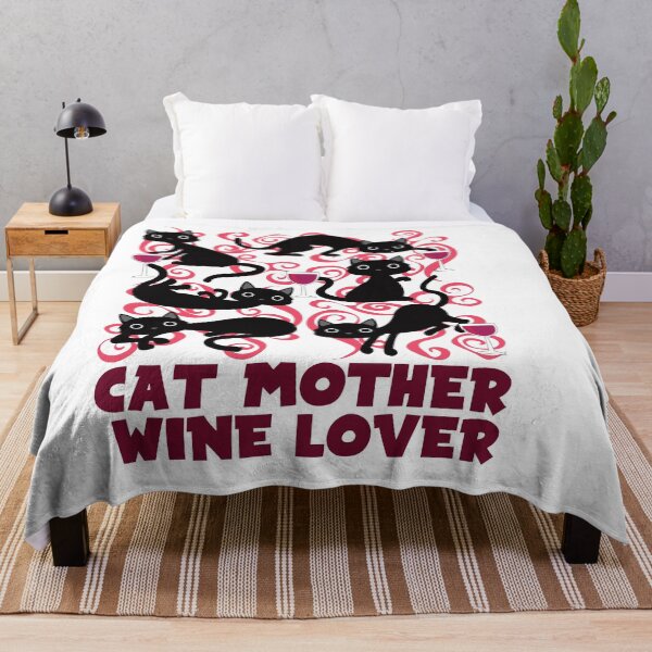 Item preview, cat mother wine lover designed and sold by Jaime Brash.