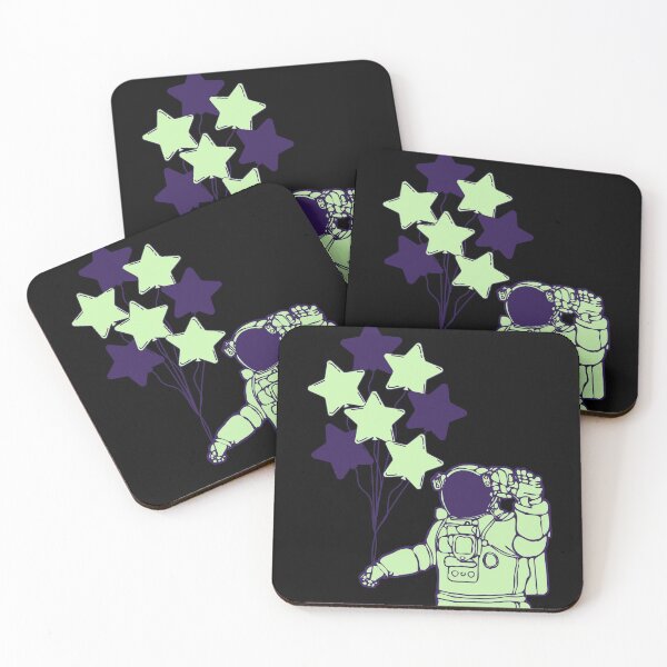 Item preview, Astronaut With Balloons (Green) designed and sold by Hedda Young.