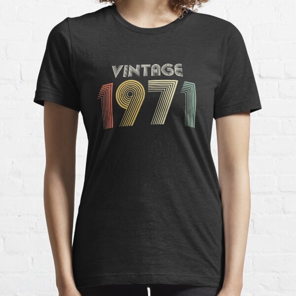50th Birthday Vintage 1971 Gift Essential T-Shirt