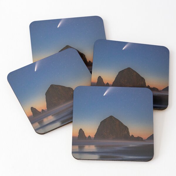 Item preview, Neowise Comet over Haystack Rock designed and sold by Kristar Burton.