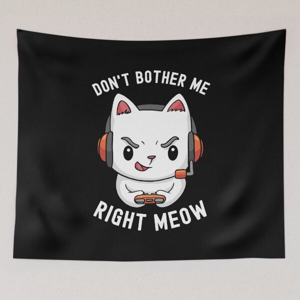 Item preview, Don't Bother Me Right Meow designed and sold by OnepixArt.