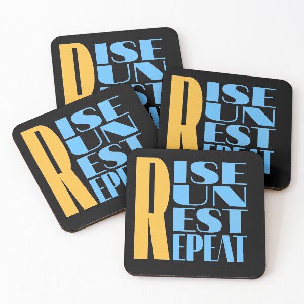 Item preview, Rise,run,rest,repeat  designed and sold by Motivationftp.