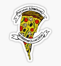 Pizza//System of a Down Sticker