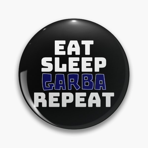 Item preview, eat. sleep. garba. repeat designed and sold by BrownGirlMantra.
