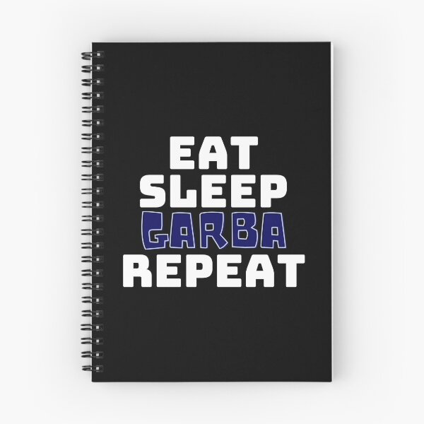 Item preview, eat. sleep. garba. repeat designed and sold by BrownGirlMantra.