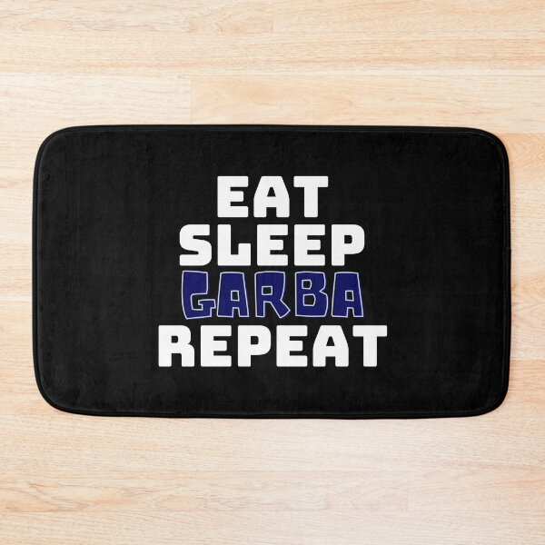 Item preview, eat. sleep. garba. repeat designed and sold by BrownGirlMantra.