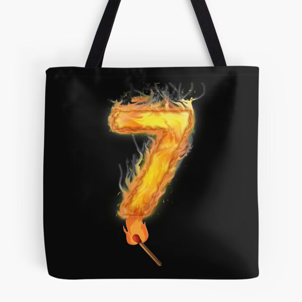 Artikelvorschau, Nummer sieben brennt, neues Design entworfen und verkauft von ESAMSTORE.