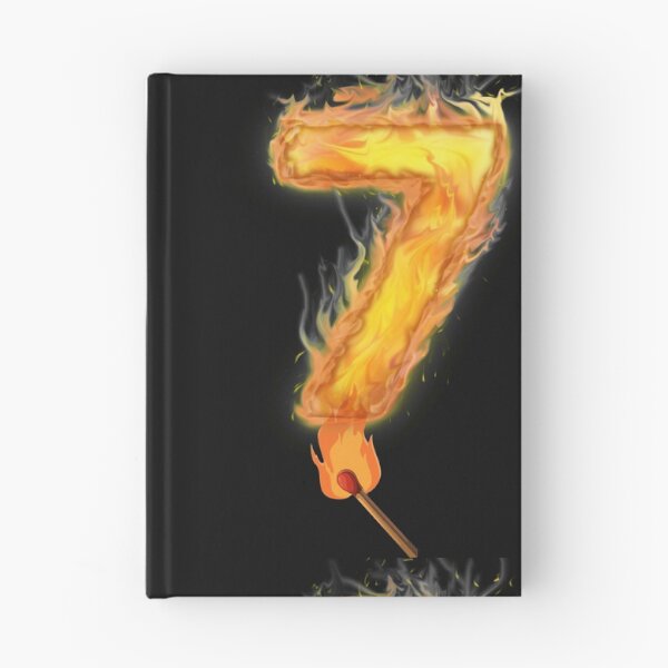 Artikelvorschau, Nummer sieben brennt, neues Design entworfen und verkauft von ESAMSTORE.