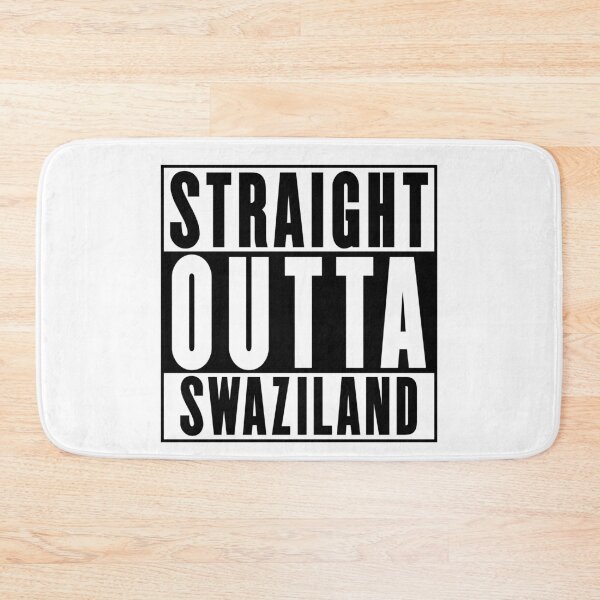 Item preview, Straight Outta Swaziland designed and sold by RandomStuffShop.