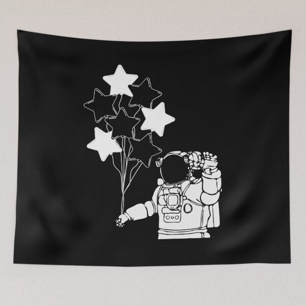 Item preview, Astronaut With Balloons designed and sold by Hedda Young.