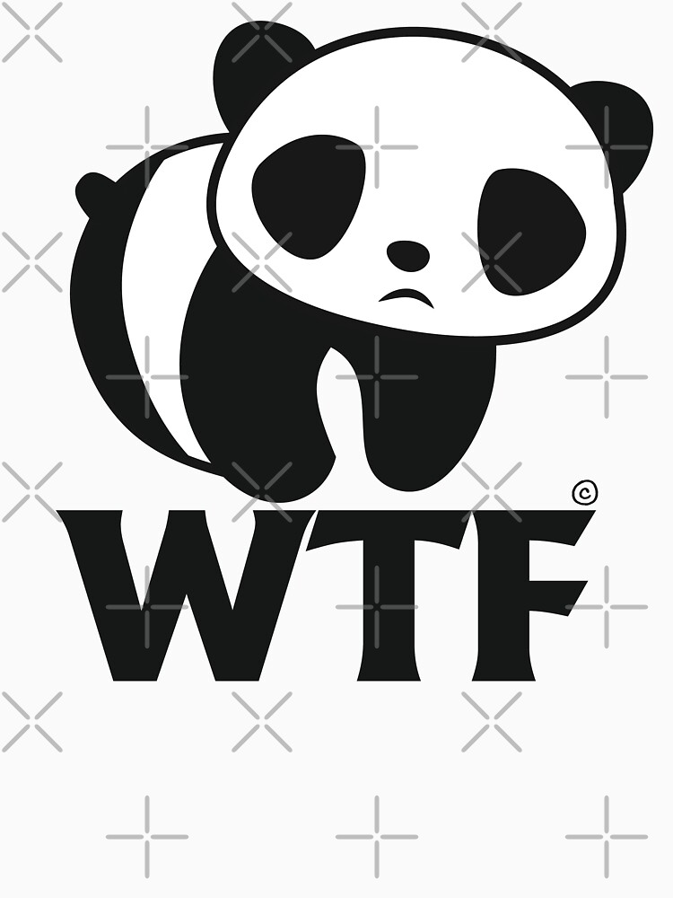 WTF Panda T-Shirt – Teevolution