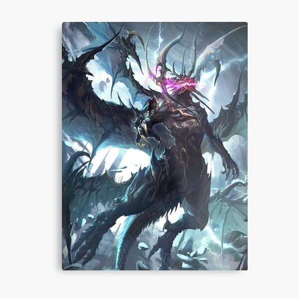 Lightning Dragon Metal Print