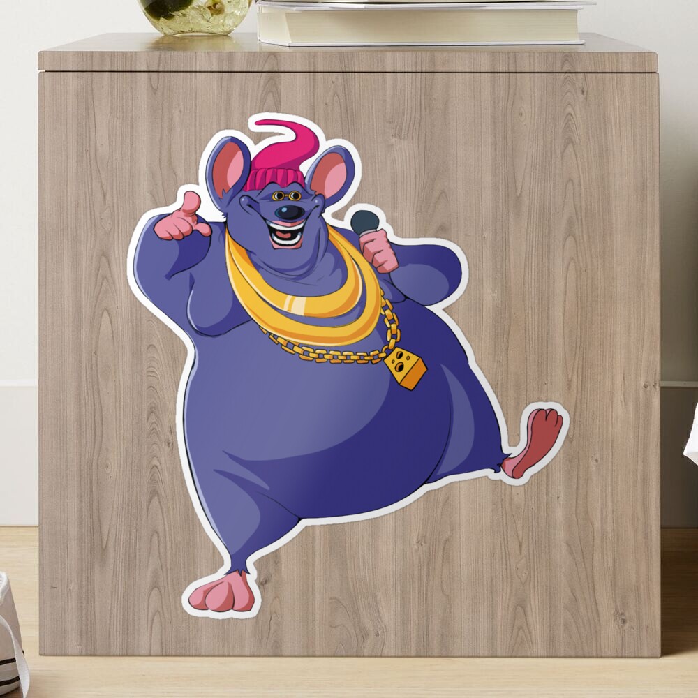 Pegatina for Sale con la obra «Biggie Cheese Sr. Boombastic Retro» de  bridgingbar38