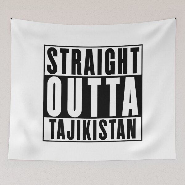 Item preview, Straight Outta Tajikistan designed and sold by RandomStuffShop.