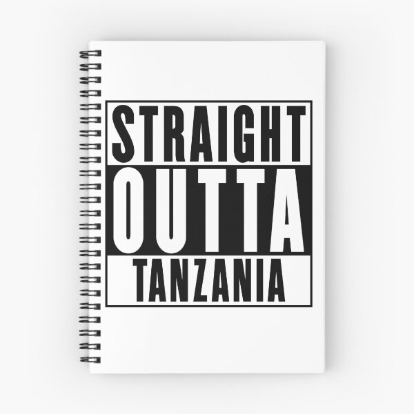 Item preview, Straight Outta Tanzania designed and sold by RandomStuffShop.