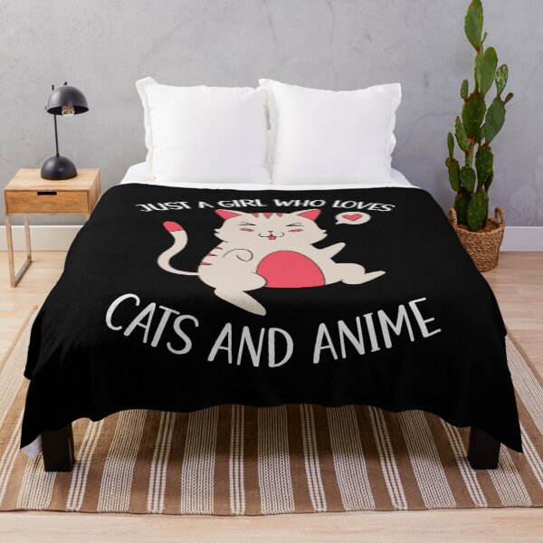 Item preview, Just A Girl Who Loves Cats And Anime designed and sold by OnepixArt.