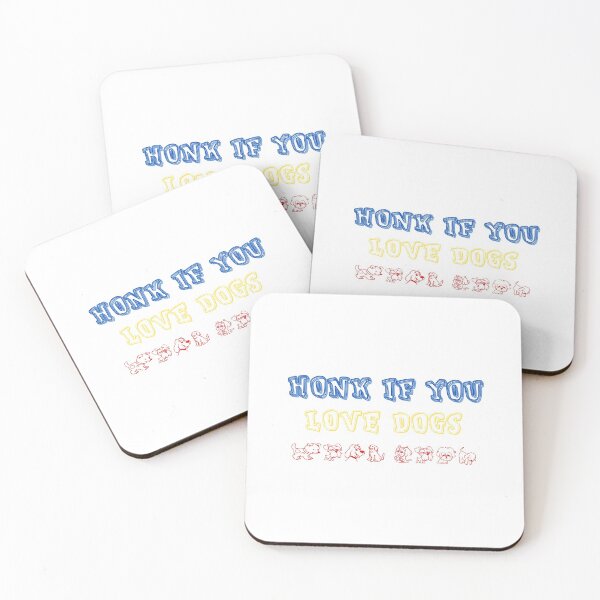 Item preview, Honk If You Love Dogs Sticker designed and sold by gjen53.