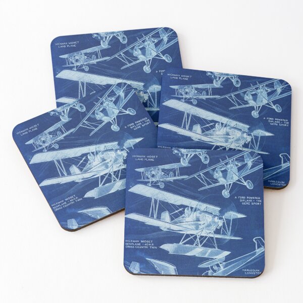 Item preview, Vintage Bi-Planes Blueprint Style designed and sold by Paul David Wilson.