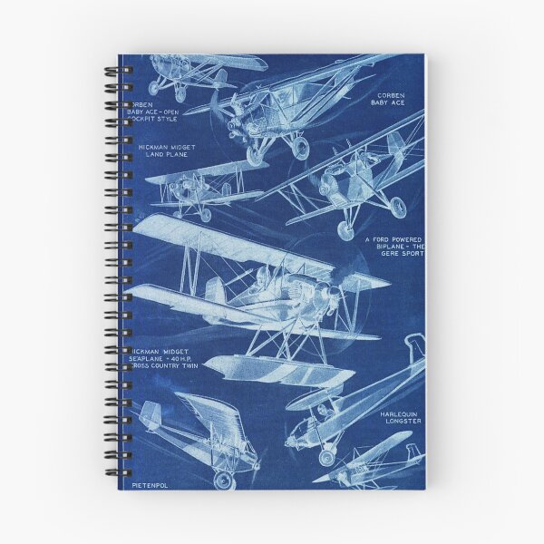 Item preview, Vintage Bi-Planes Blueprint Style designed and sold by Paul David Wilson.