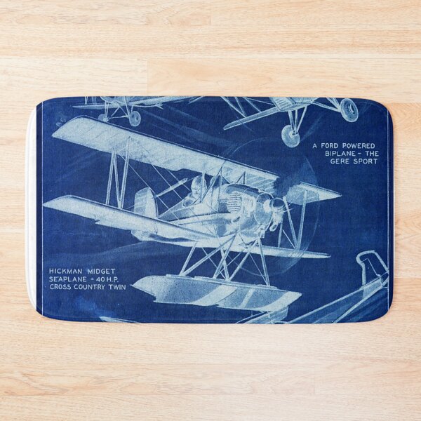 Item preview, Vintage Bi-Planes Blueprint Style designed and sold by Paul David Wilson.