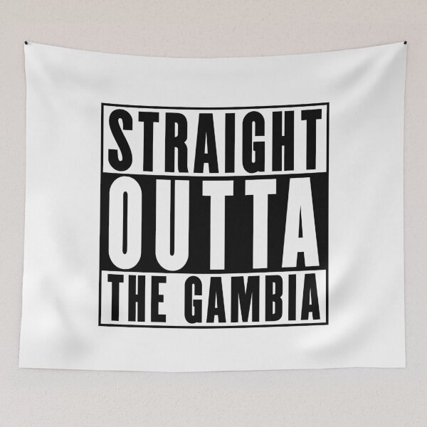 Item preview, Straight Outta The Gambia designed and sold by RandomStuffShop.