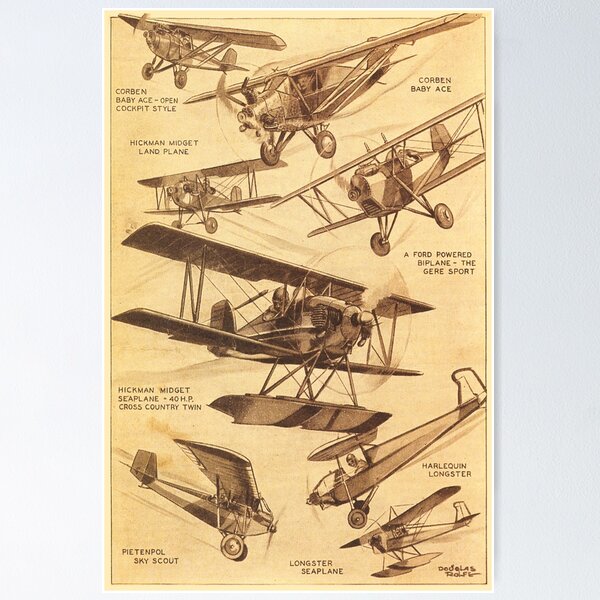 Item preview, Vintage Bi-Planes Sepia Style designed and sold by Paul David Wilson.