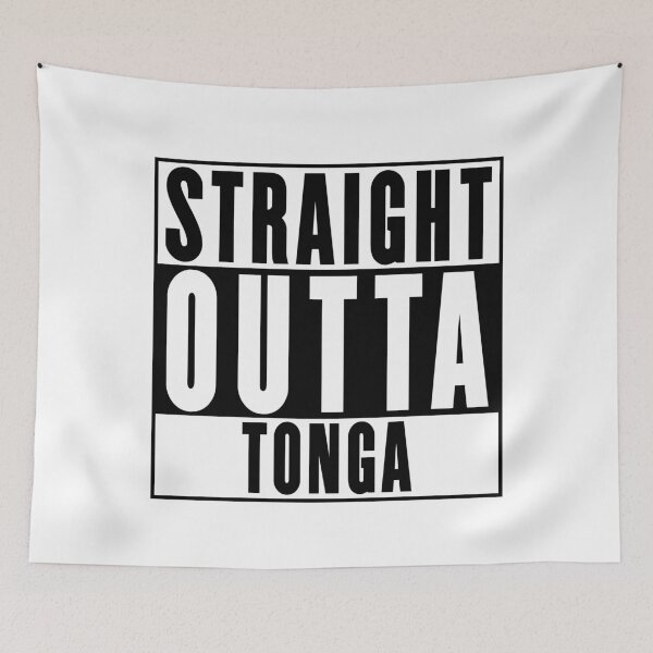 Item preview, Straight Outta Tonga designed and sold by RandomStuffShop.
