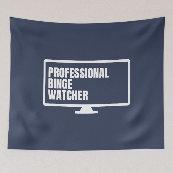 Item preview, Professional Binge Watcher designed and sold by LilyTreeArt.