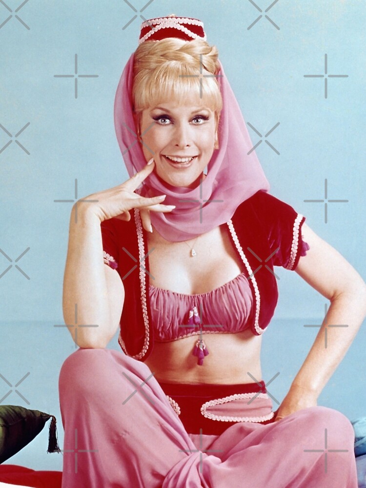 Ich Traume Von Jeannie Barbara Eden A Linien Kleid Von Lefterisbetsis Redbubble