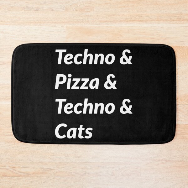 Item preview, Techno & Pizza & Techno & Cats designed and sold by Express YRSLF.