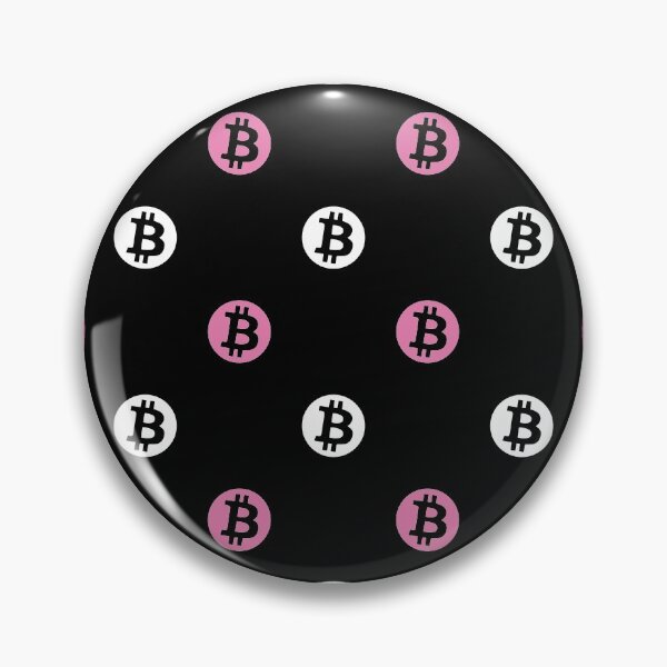 Item preview, Pink Bitcoin polka dots pattern designed and sold by PremiumCrypto.