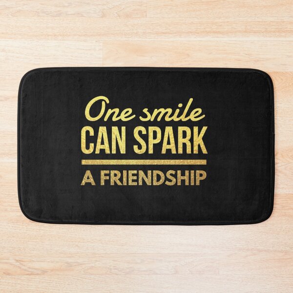 Item preview, One smile can spark a friendship designed and sold by Pixelcraftsmith.