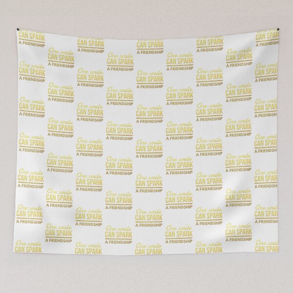 Item preview, One smile can spark a friendship designed and sold by Pixelcraftsmith.