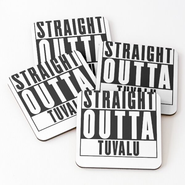 Item preview, Straight Outta Tuvalu designed and sold by RandomStuffShop.