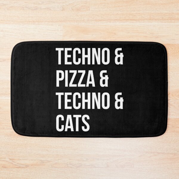 Item preview, Techno & Pizza & Techno & Cats designed and sold by Express YRSLF.