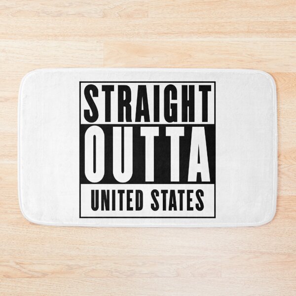Item preview, Straight Outta United States designed and sold by RandomStuffShop.