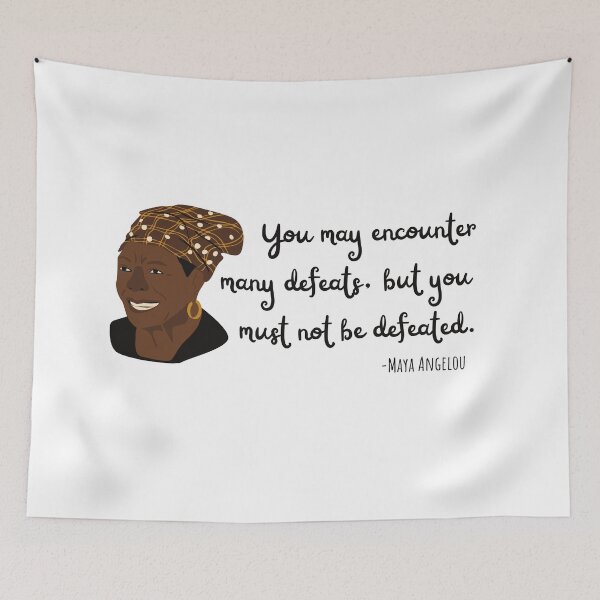 Artikelvorschau, Inspirierendes Zitat von Maya Angelou entworfen und verkauft von JessikaDesigns.